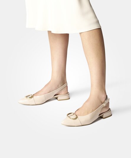 Women s sling back sandals in beige Paul Green